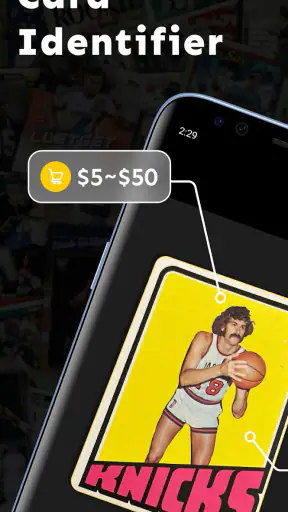 Sports Card Value Identifier screenshot