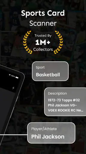 Sports Card Value Identifier screenshot