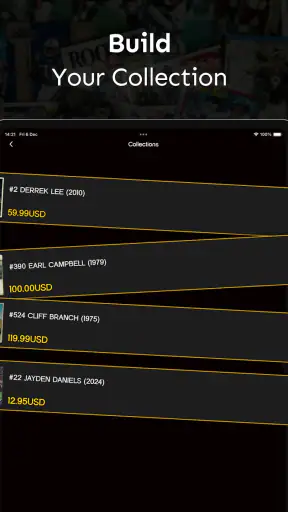 Sports Card Value Identifier screenshot