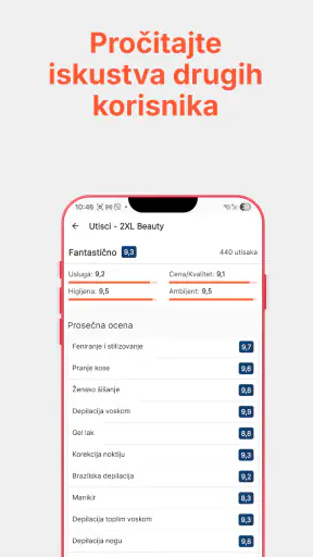 SrediMe - Zakazivanje salona screenshot