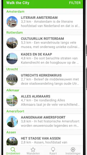 Stadswandelingen screenshot