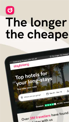 Stayforlong: Reserva Hotéis screenshot