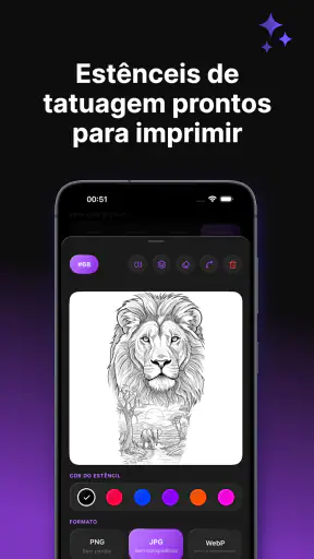 Stencil AI - Tattoo Stencils screenshot