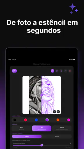 Stencil AI - Tattoo Stencils screenshot