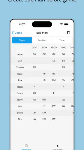 SubTime - Substituições screenshot