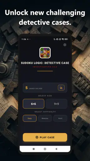 Sudoku Lógico: Caso Detetive screenshot