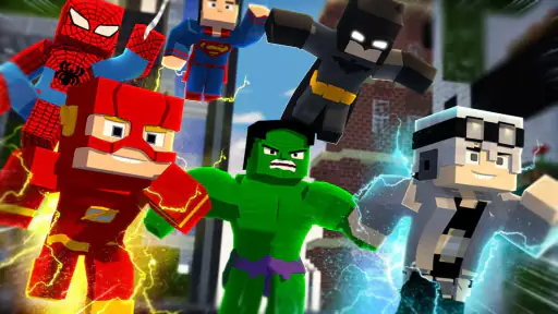 Superheroes mod Minecraft screenshot