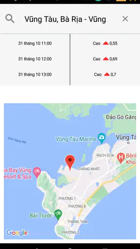 Tábua De Marés App screenshot