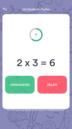 Tabuada. Jogo de multiplicação screenshot