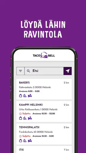 Taco Bell Suomi screenshot