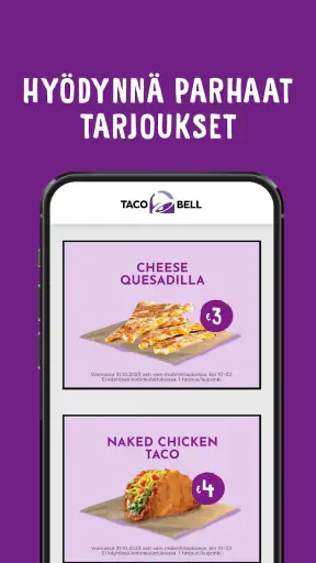 Taco Bell Suomi screenshot