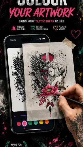 Tatuagem AR Draw&amp;Trace screenshot