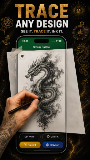 Tatuagem AR Draw&amp;Trace screenshot