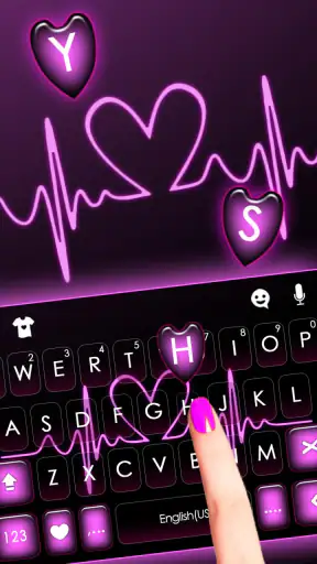 Teclado Pink RGB Heart screenshot