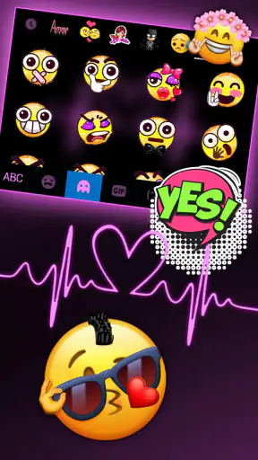 Teclado Pink RGB Heart screenshot