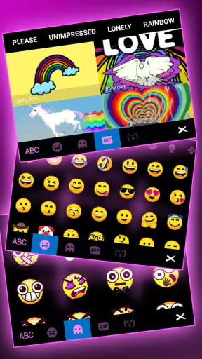 Teclado Pink RGB Heart screenshot