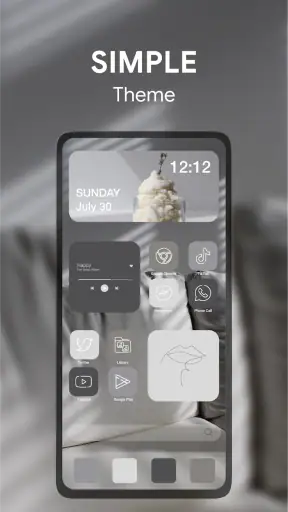 Temas e trocador de ícones screenshot