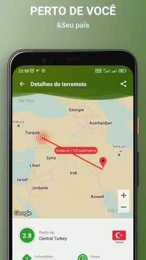 Terremotos Perto de Mim screenshot