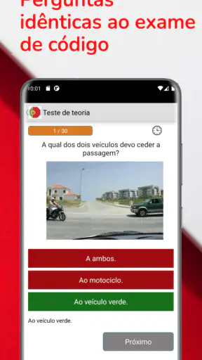 Testes de Código IMTT:  Exames screenshot