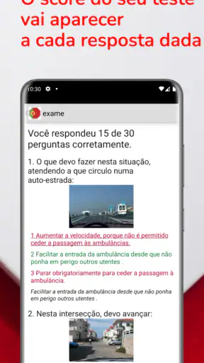 Testes de Código IMTT:  Exames screenshot