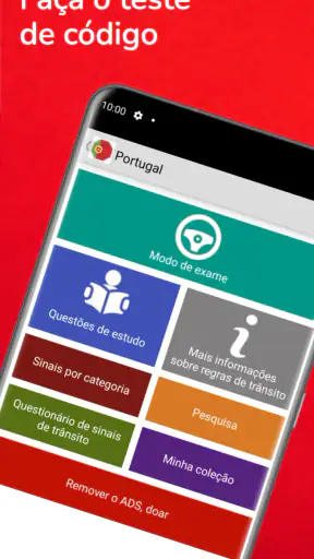 Testes de Código IMTT:  Exames screenshot