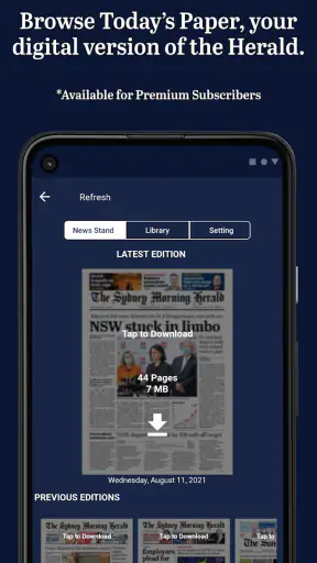 The Sydney Morning Herald screenshot