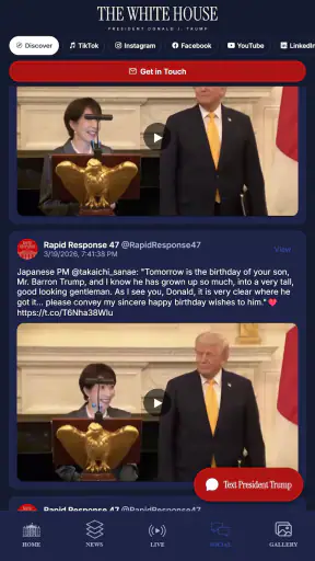 The White House screenshot