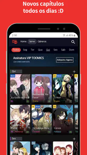 Toomics - Leia Comics Premium screenshot