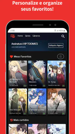 Toomics - Leia Comics Premium screenshot