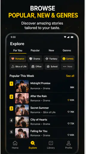 ToonHub: Comics & Webtoon screenshot