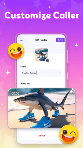 Trote - Chamada falsa de Vídeo screenshot