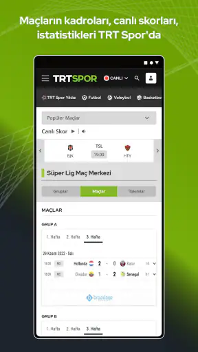 TRT Spor – Canlı Maç ve Haber screenshot