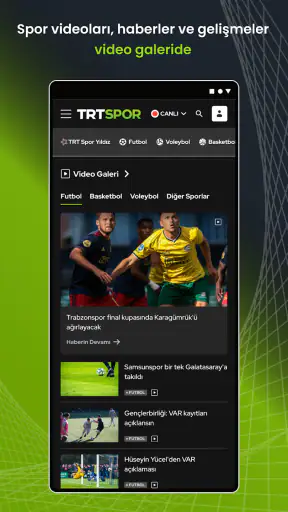 TRT Spor – Canlı Maç ve Haber screenshot
