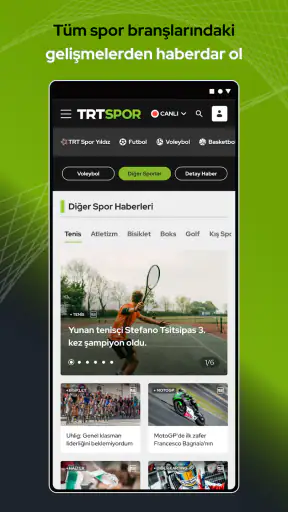 TRT Spor – Canlı Maç ve Haber screenshot