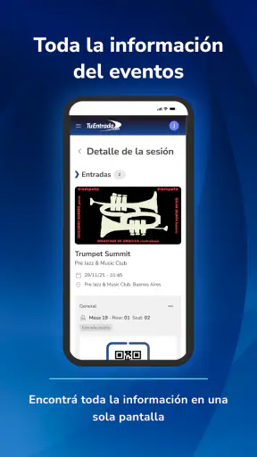 TuEntrada Wallet screenshot