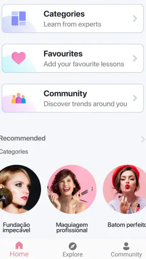 Maquiagem: Vídeos, Cursos & IA screenshot