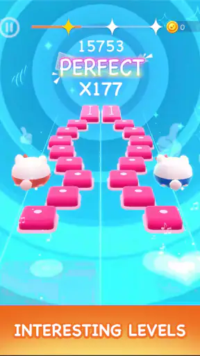 Two Cats - Cute Piano Tiles screenshot