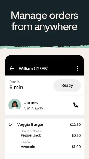 Uber Eats para restaurantes screenshot
