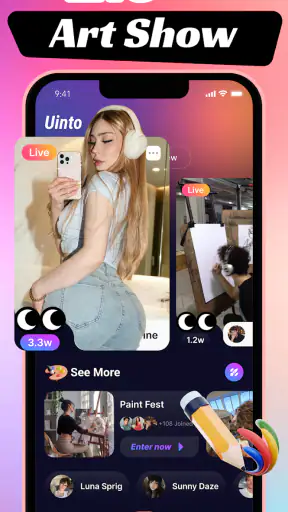 Uinto - Live Chat & Connect screenshot