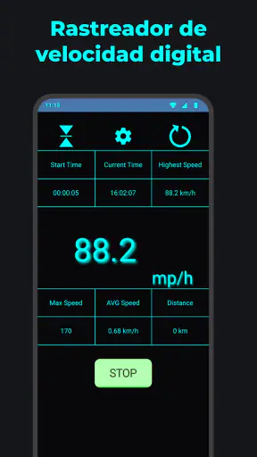 Velocímetro + Odômetro GPS screenshot