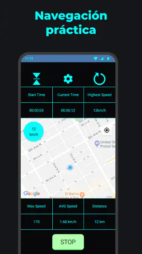 Velocímetro + Odômetro GPS screenshot