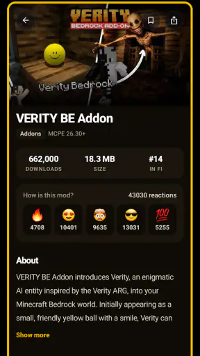 Verity Mod for Minecraft PE screenshot