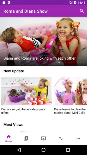 Vídeos de Diana e Roma screenshot