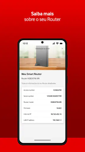 Vodafone Smart Router screenshot