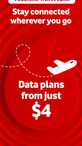 Vodafone Travel screenshot
