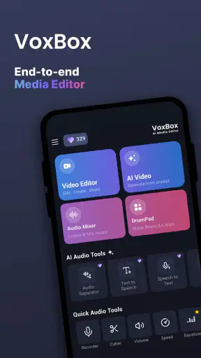 VoxBox:Editor Vídeo e Áudio IA screenshot