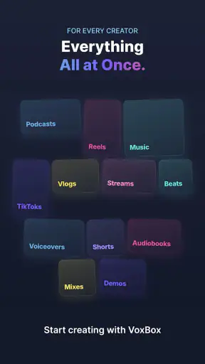 VoxBox:Editor Vídeo e Áudio IA screenshot