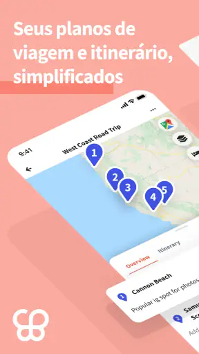 Wanderlog Organizador viagens screenshot