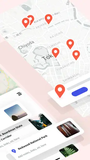 Wanderlog Organizador viagens screenshot