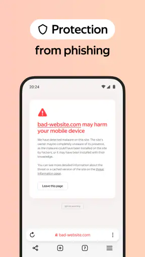 Yandex: Navegador seguro screenshot